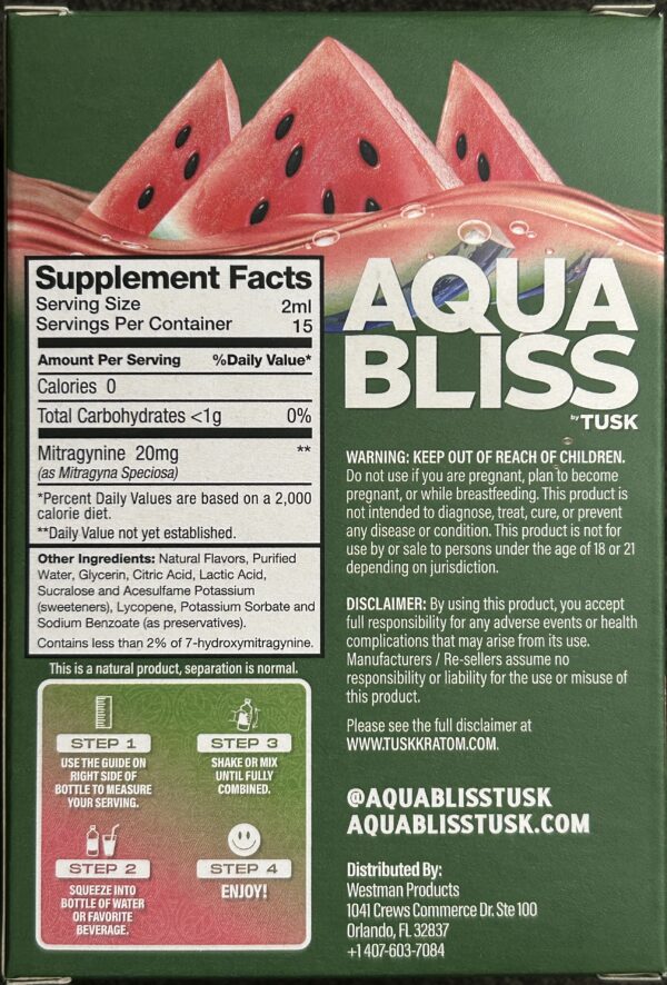 Aqua Bliss Kratom-Infused Water Enhancer - Image 2